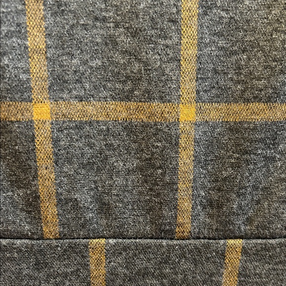 Chic Checkered Midi Dress in Gray and Brown - Picture 4 of 5